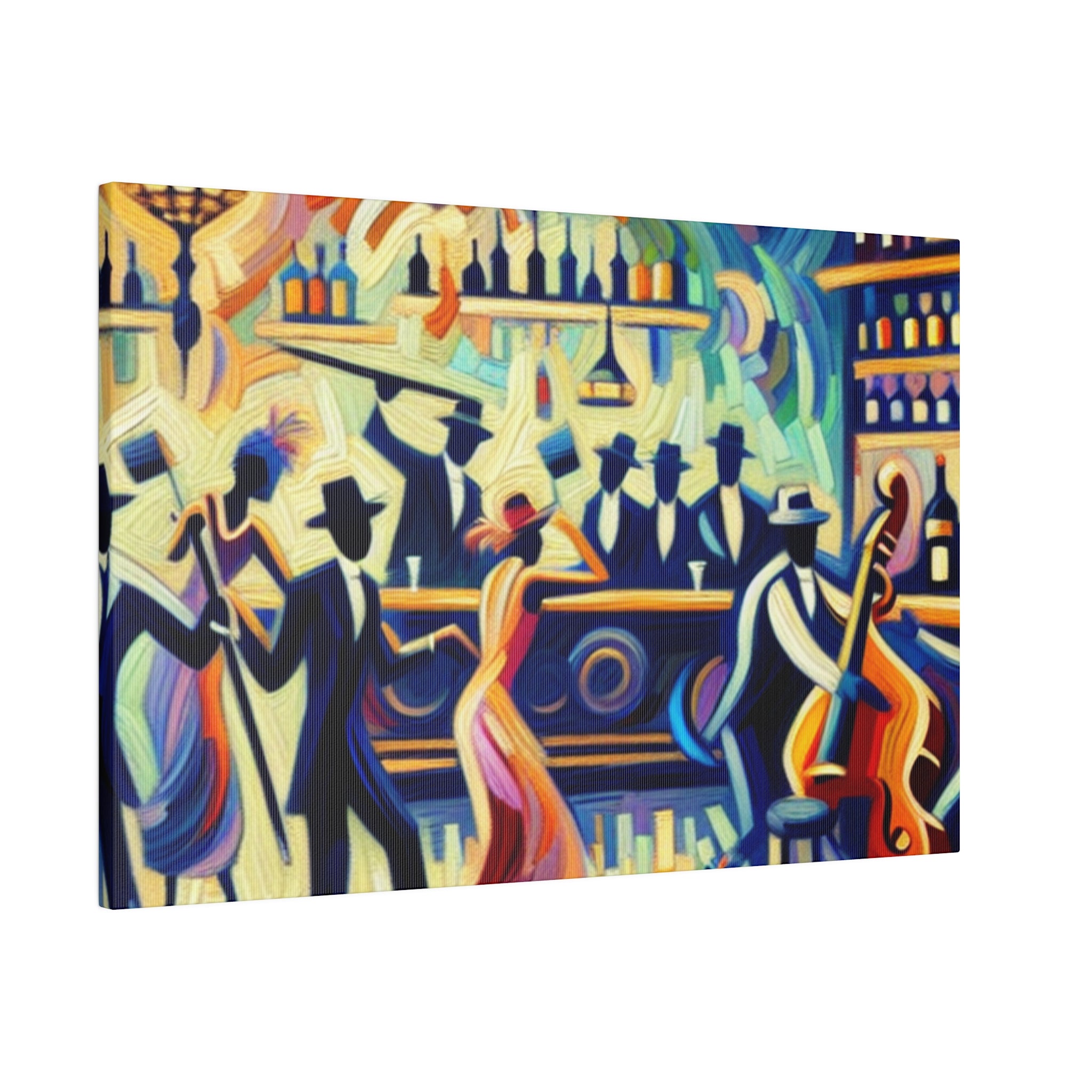 Razzle Dazzle Underground Retro Speakeasy Bar Art Canvas