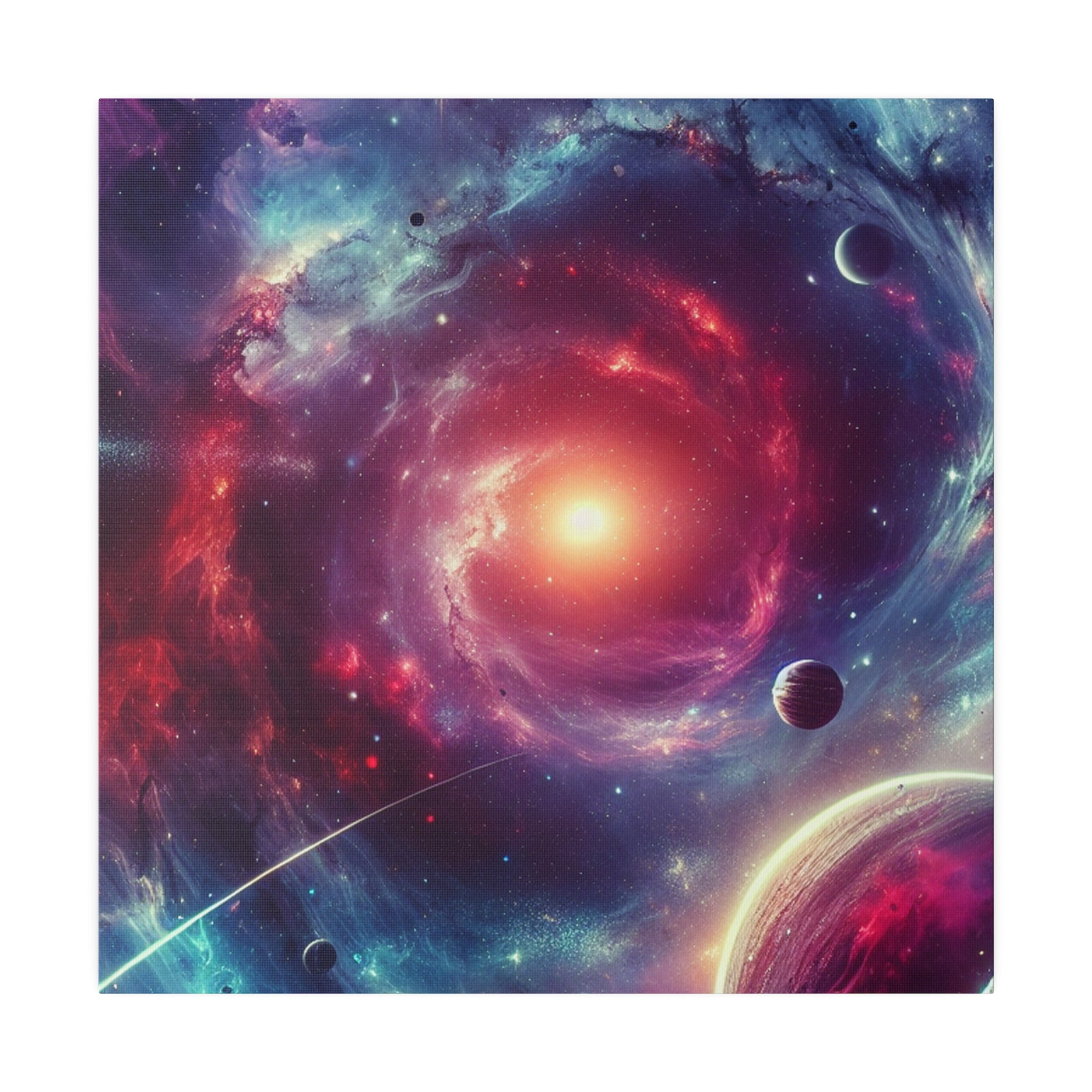 Stellar Nebula Galactic Outer Space Wall Art Canvas