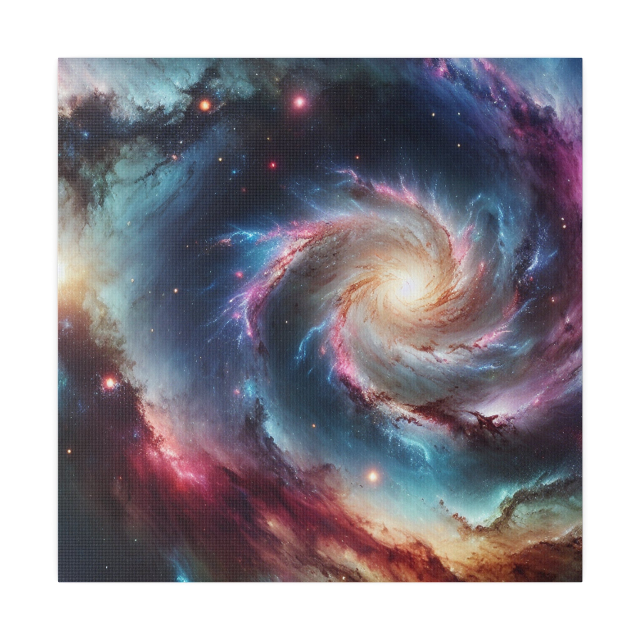 Galaxy Spectrum Striking Space Art Canvas