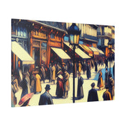 Montmartre Muse Maze French Street Painting Canvas