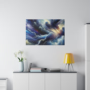 Tempest Heaven's Mirage Lightning Painting Canvas