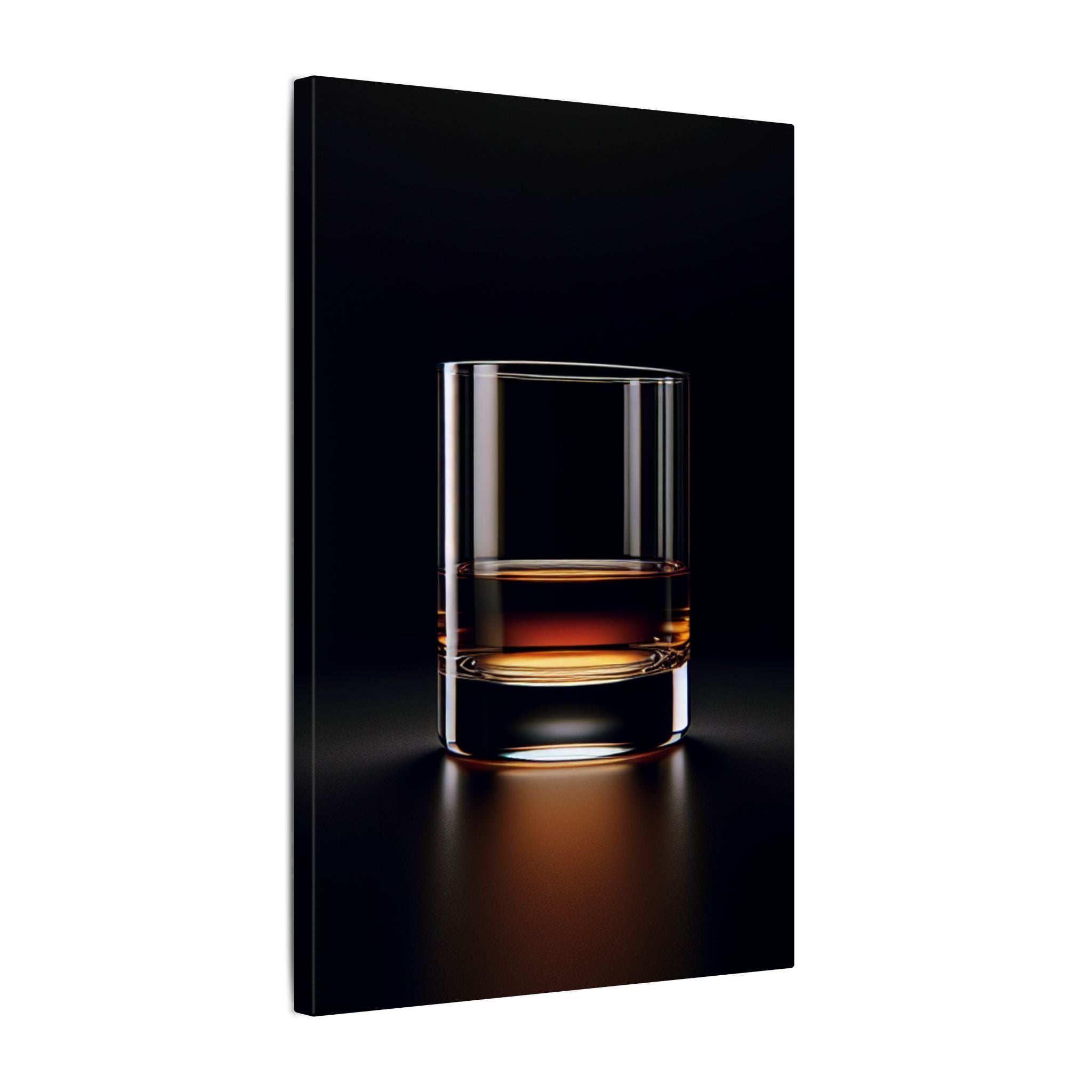 Bourbon Glass Neat Canvas