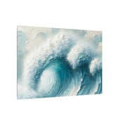 Crashing Blue Canvas