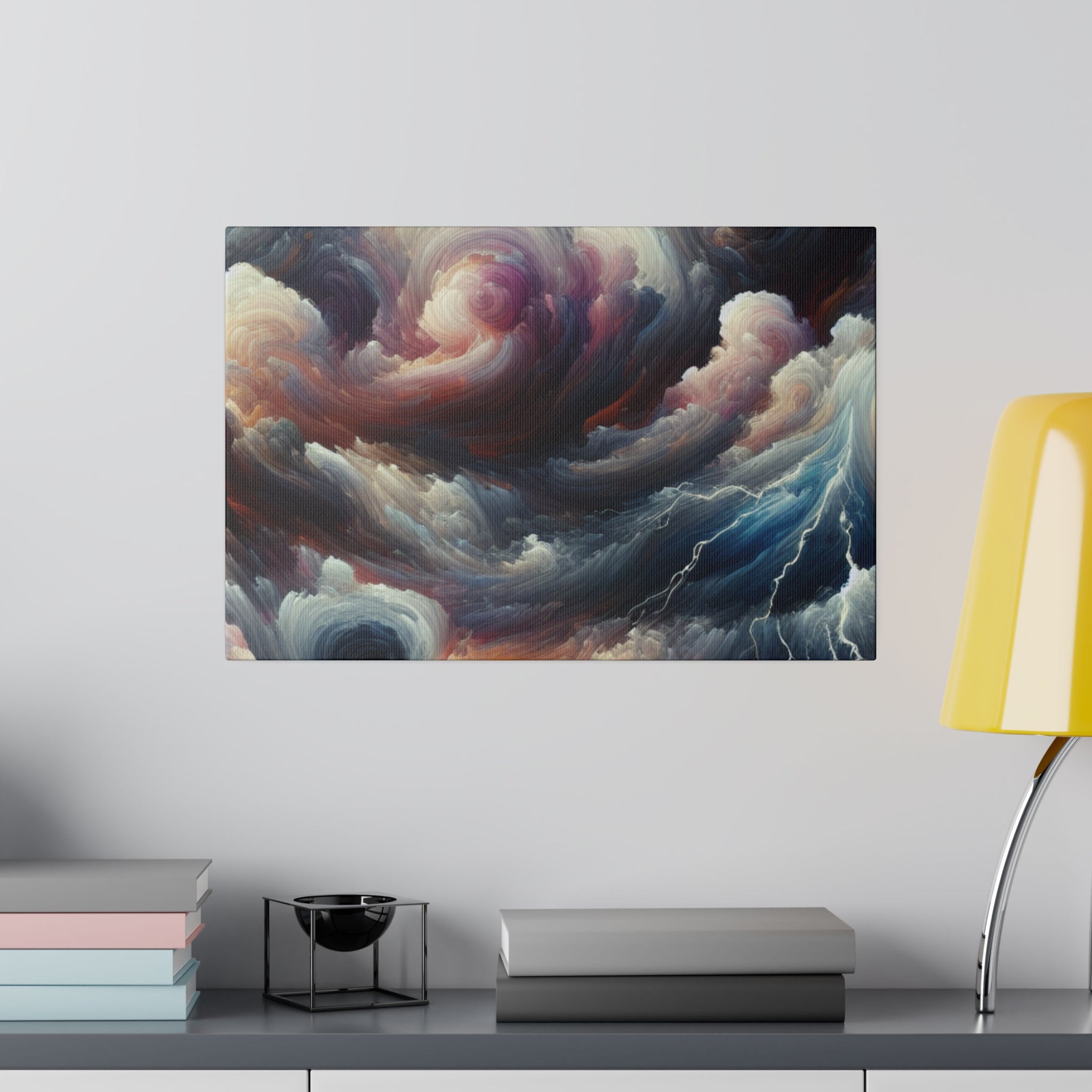 Rumbling Azure Spectacle Skyscape Painting Canvas