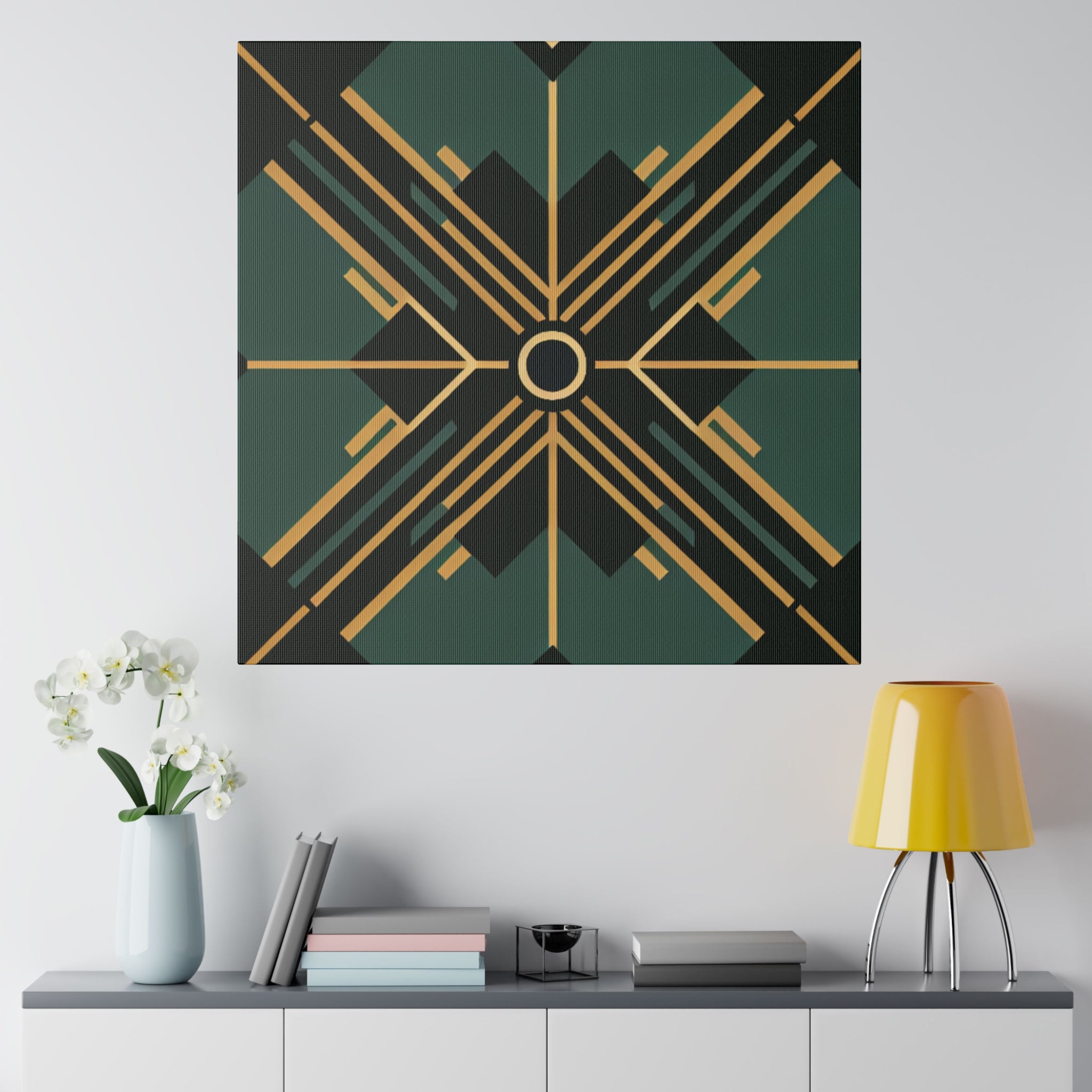 Era Splendor Deco Design Art Deco Wall Art Canvas