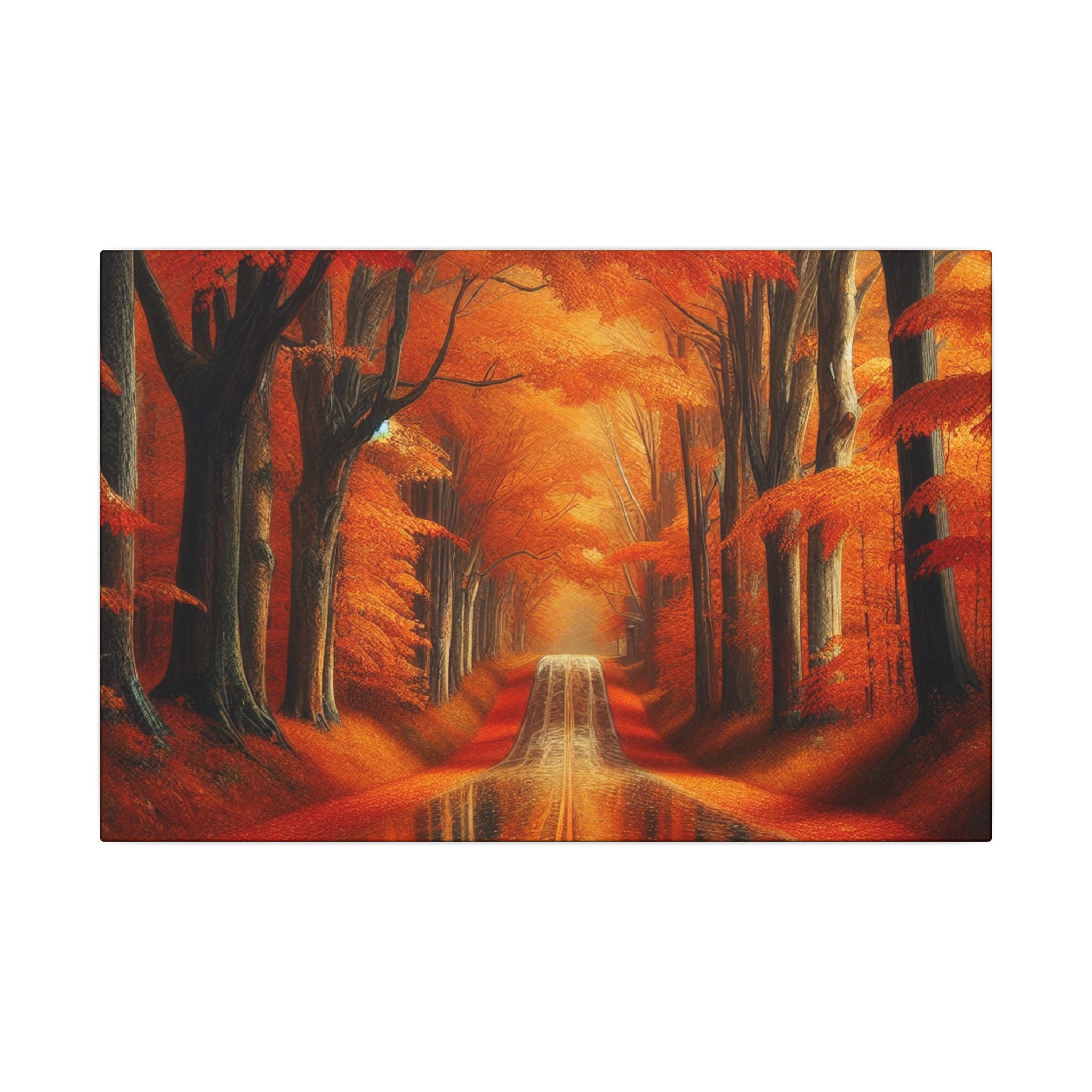 Stillness After Fall Rain Canvas