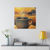 Farmlife Impressionist Countryside Artwork Coffee Painting Canvas