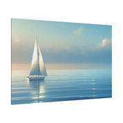 Sailor's Repose Sailboat Painting Canvas