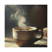 Aromatic Brew Impressionist Coffee Painting Canvas