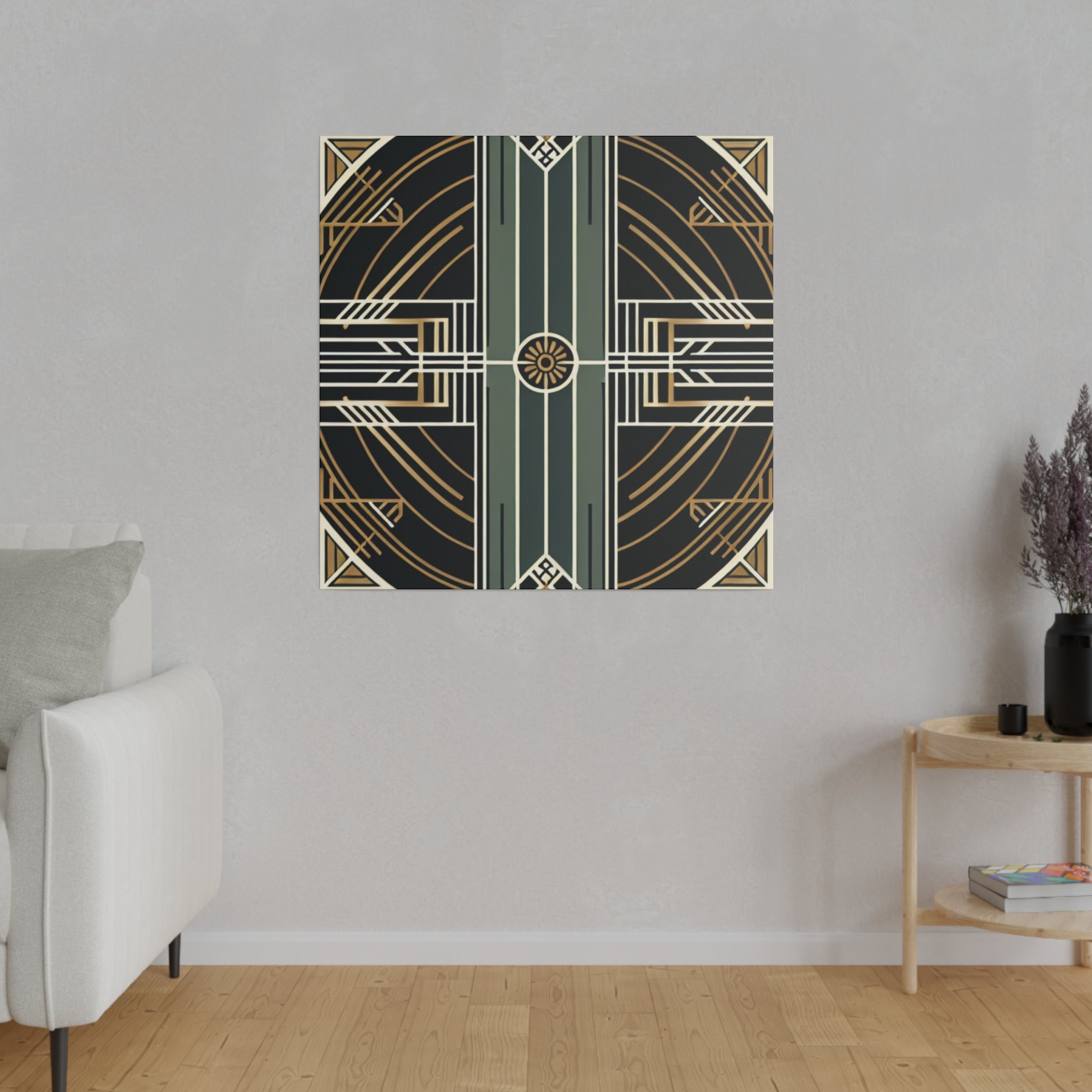 Deco Elegance Symphony Art Deco Wall Art Canvas