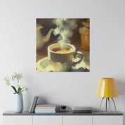 Impressionist Coffee Artwork Coffee Painting Canvas