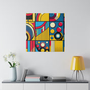 Pop Art Extravaganza Modern Abstract Wall Art Canvas