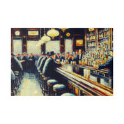 Freedom Draft Brew Retro Old Time Bar Art Canvas