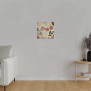 Blossom Whimsy Floral Wall Art Boho Artwork Canvas