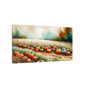 Autumn Pumpkin Patch Scene Canvas