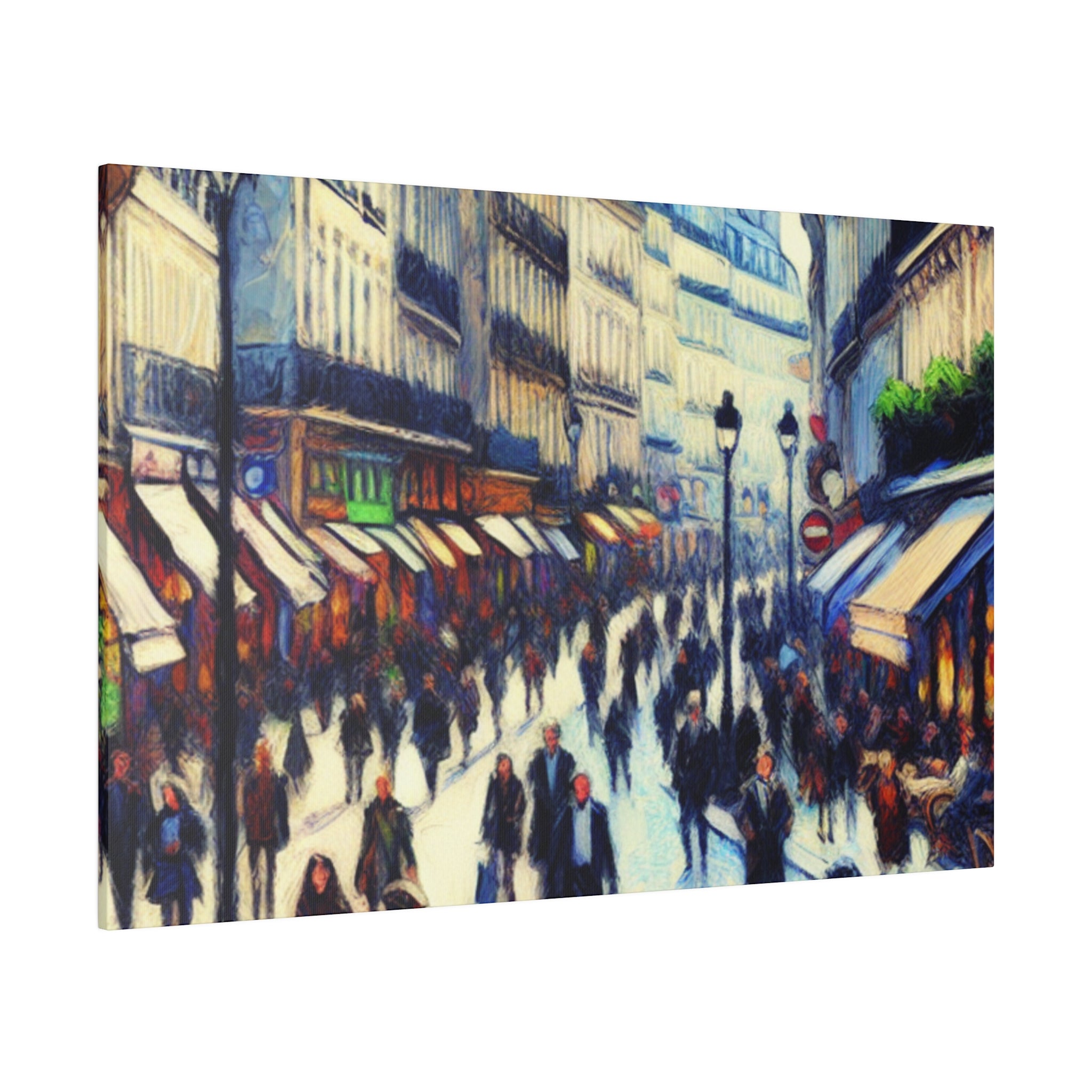 Parisian Symphony French Street Painting Canvas