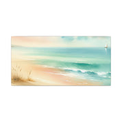 Coastal Harmony Beach Horizon Canvas
