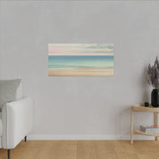 Sunset Serenity: An Ocean Beach Canvas Painting Coastal Wall Art Canvas