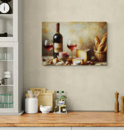 Rustic Wine & Charcuterie Canvas