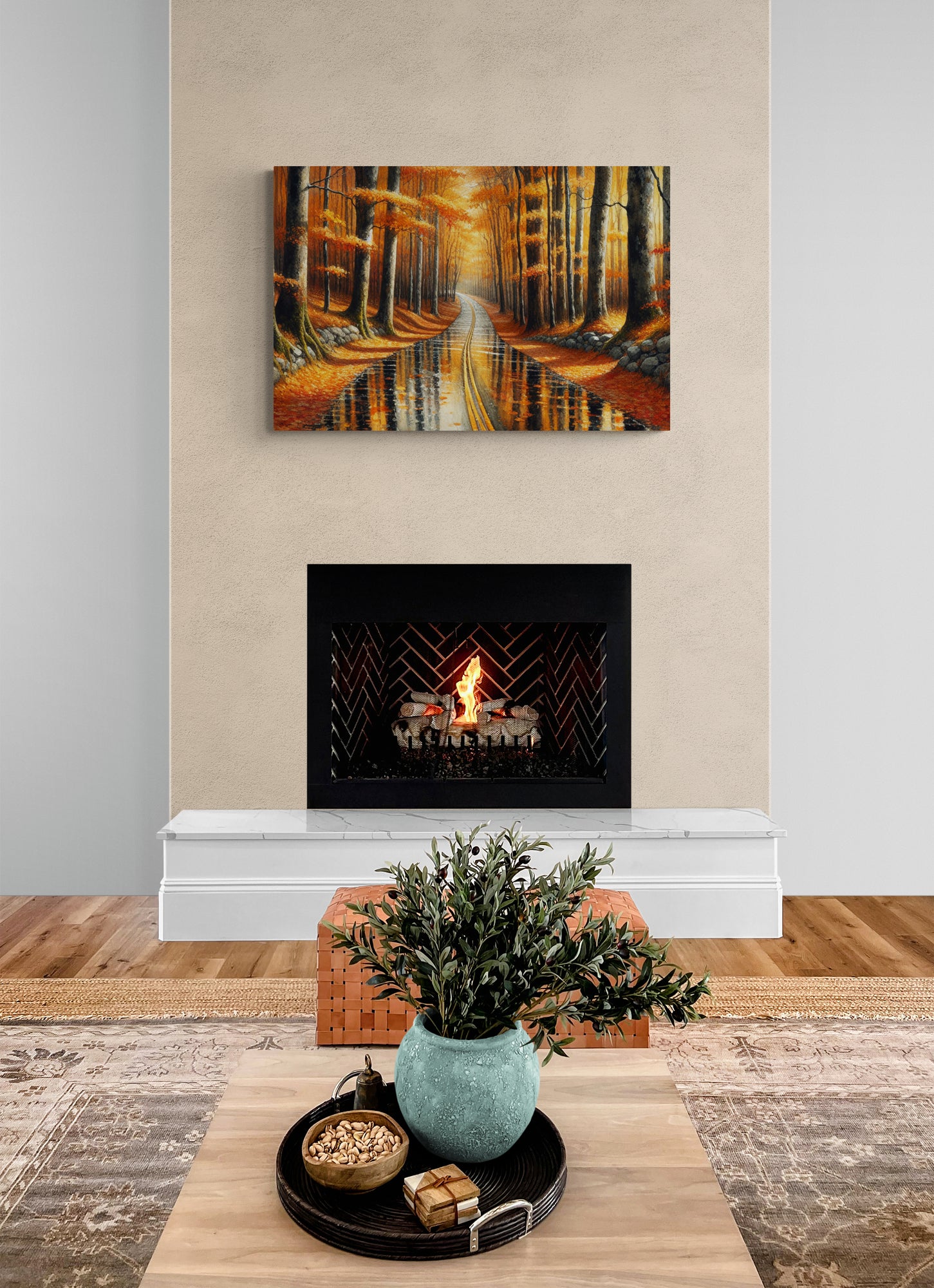 Reflections of Autumn Canvas