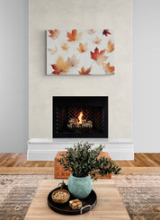 Falling Leaves Minimalist Canvas