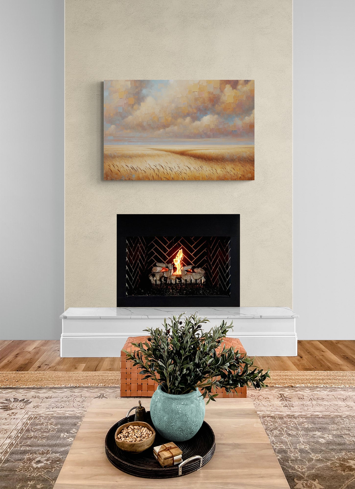 Prairie Skyscape Serenity Canvas