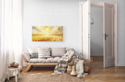 Quiet Gold Fields Canvas