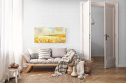Country Side Golden Field Canvas