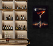 Manhattan Cocktail Modern Canvas