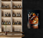 Old Fashioned Cocktail Modern Canvas