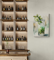 Mojito Cocktail Abstract Canvas