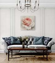 Soft Bloom Rose Canvas