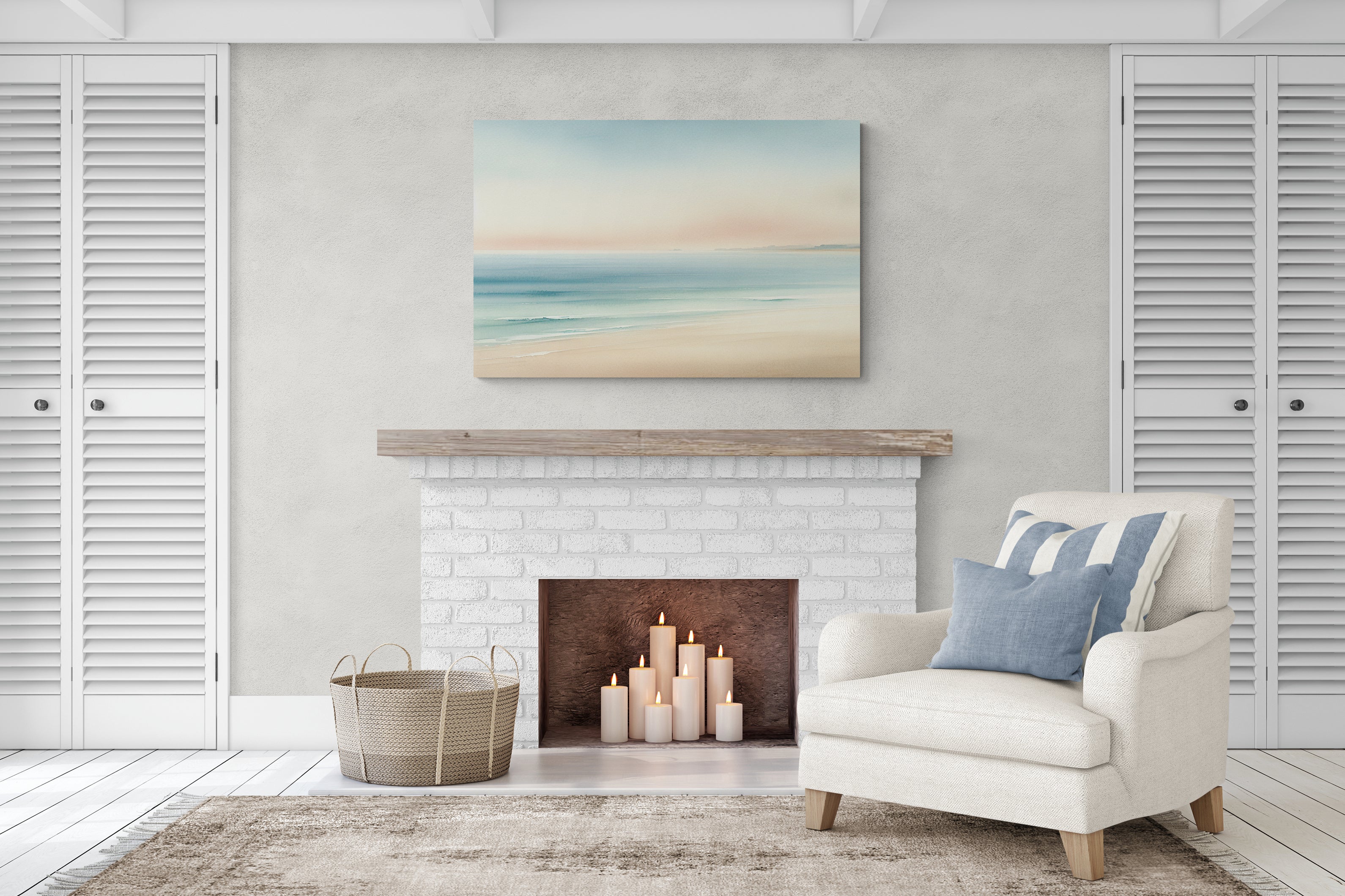 Pastel Horizon Canvas