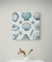 Coastal Shell Collection Canvas