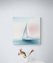 Sailboat in Quiet Waters Canvas