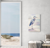 Blue Heron by the Shore Canvas