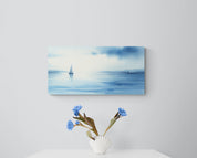 Quiet Bay Sailboat Canvas