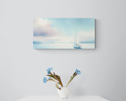 Solitary Sailboat Canvas