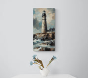 Lighthouse Sentinel Coastal Canvas