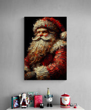 Classic Santa Portrait Canvas
