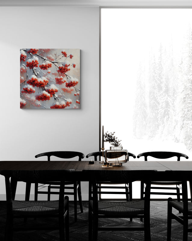 Winter Berries Canvas