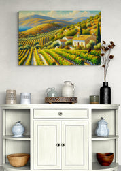 Greek Vineyard Afternoon Canvas