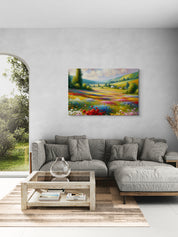 Countryside Wildflower Meadow Canvas