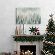 Snowfall in the Pines Canvas