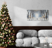 Central Park Winter Mall Canvas