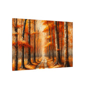 Autumn Forest Path Canvas