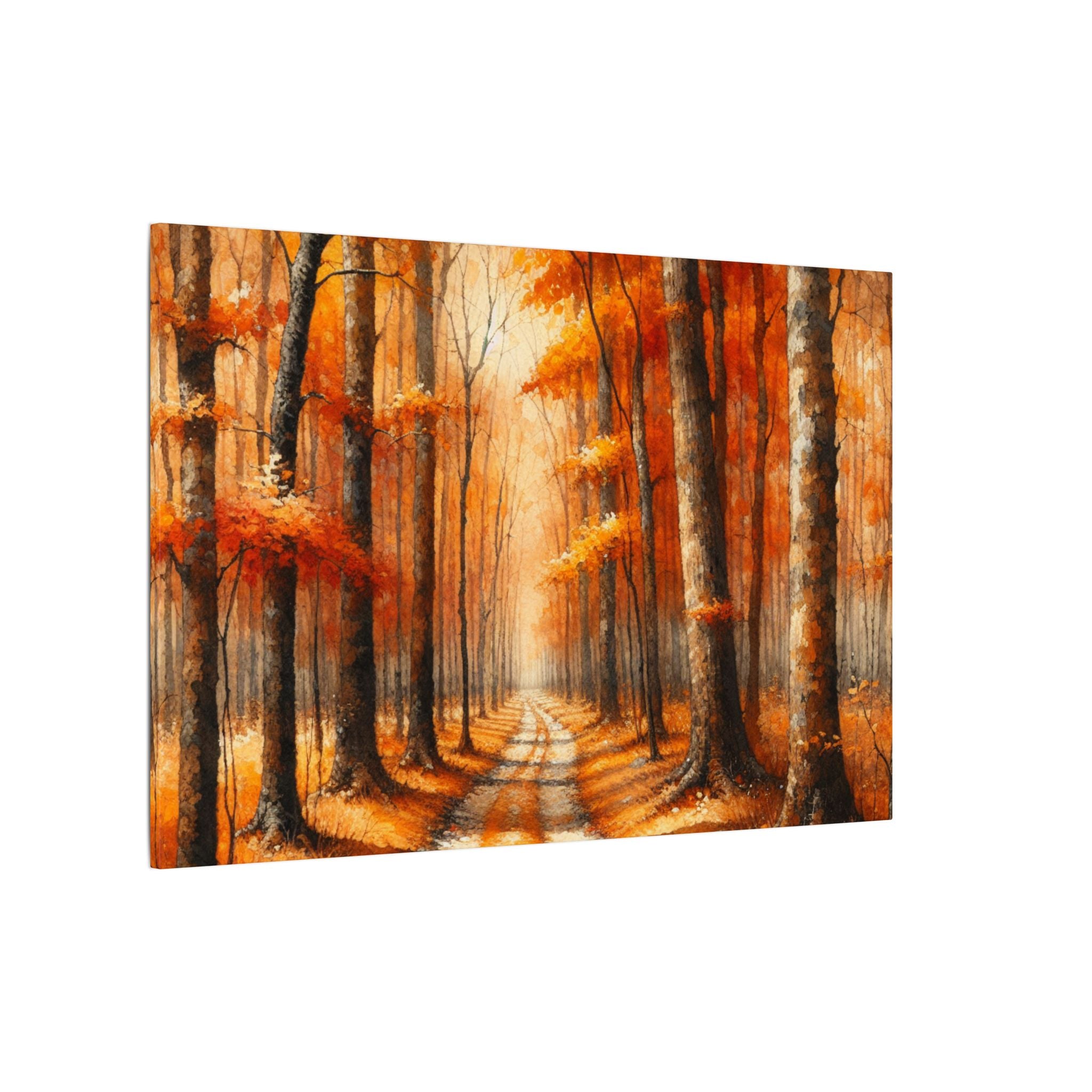 Autumn Forest Path Canvas