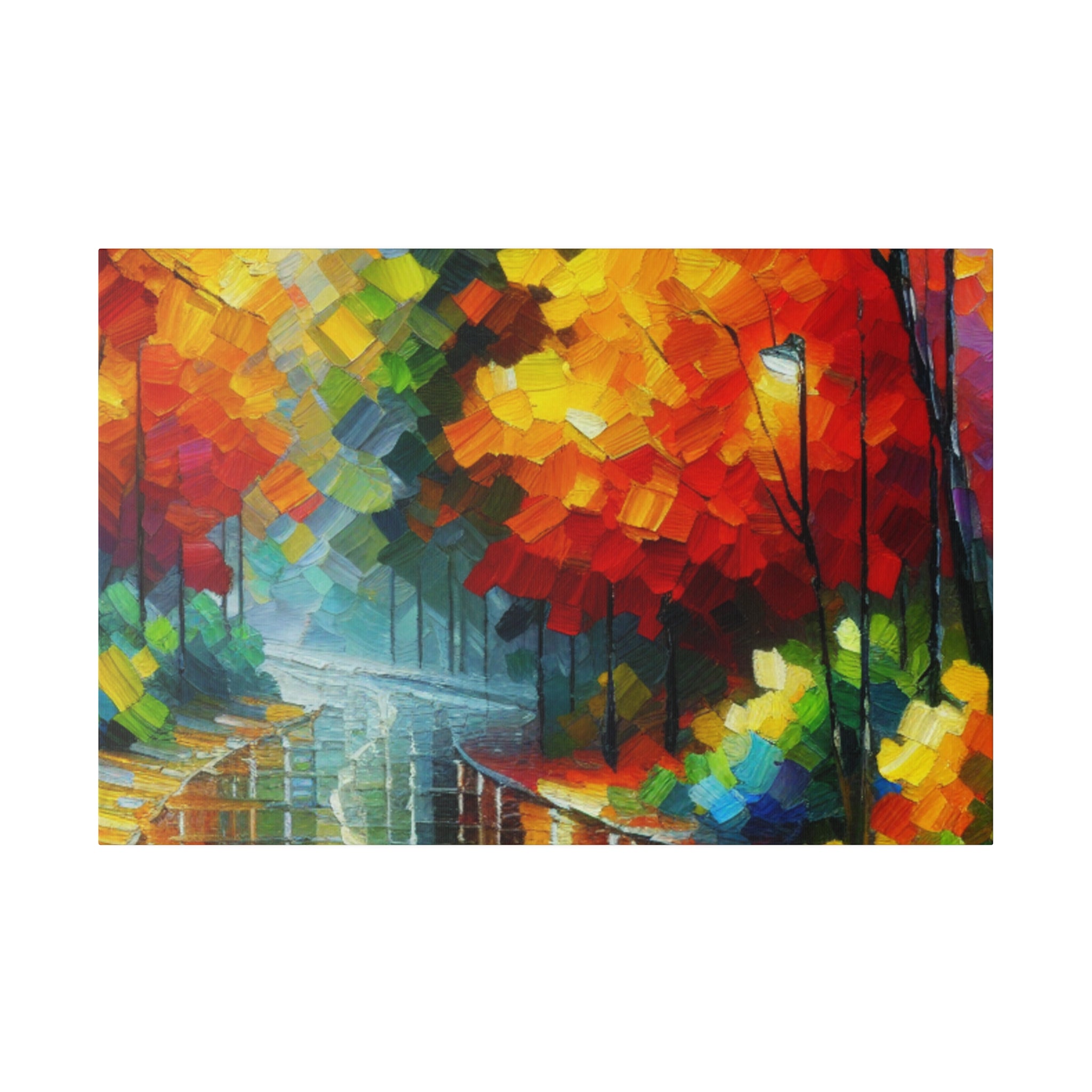 Autumn Whisper Hues Fall Painting Canvas