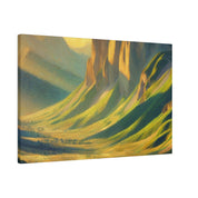 Spectral Peak Odyssey Mountain Landscape Painting Canvas