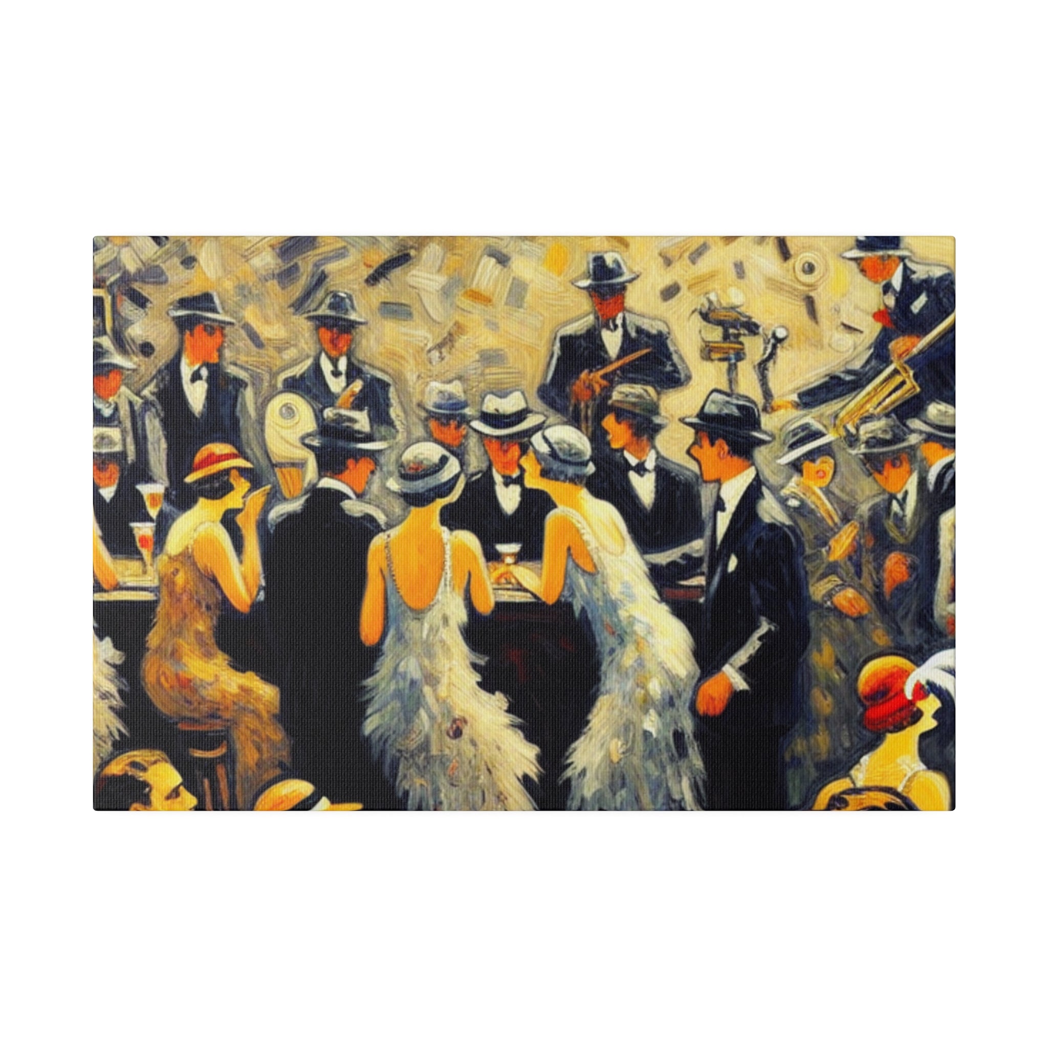 Prohibition Secret Haven Retro Speakeasy Bar Art Canvas